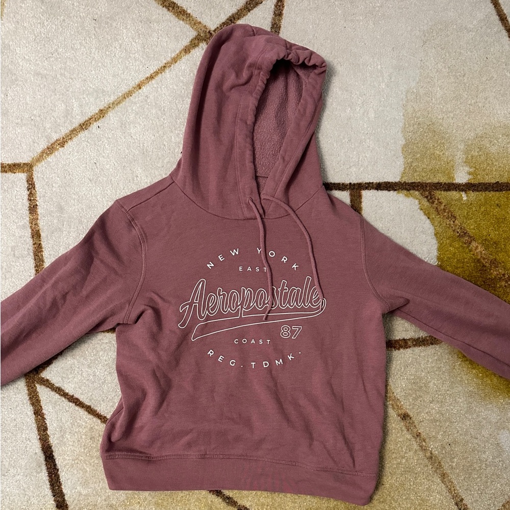Pink Logo Aeropostale Hoodie